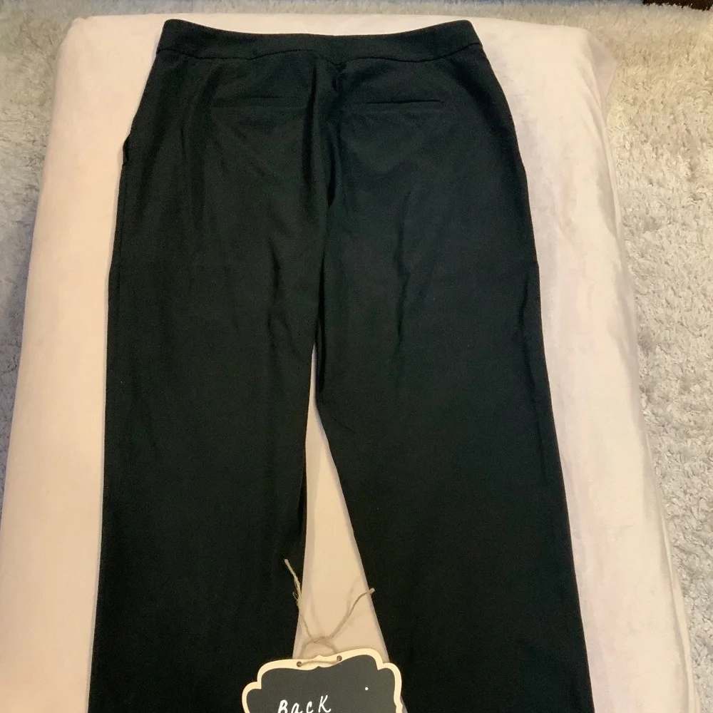 Banana Republic Black 8 Ankle Pants Lightweight Essential Normcore Minimalist
